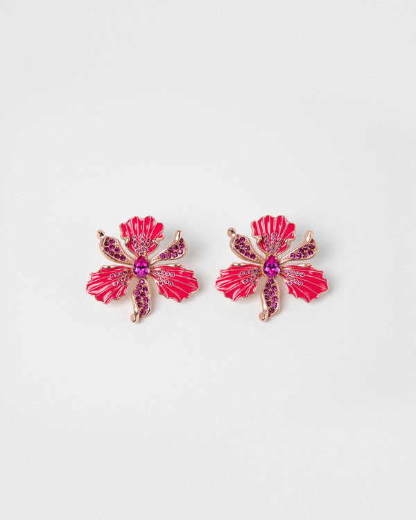 CRYSTAL IRIS EARRINGS