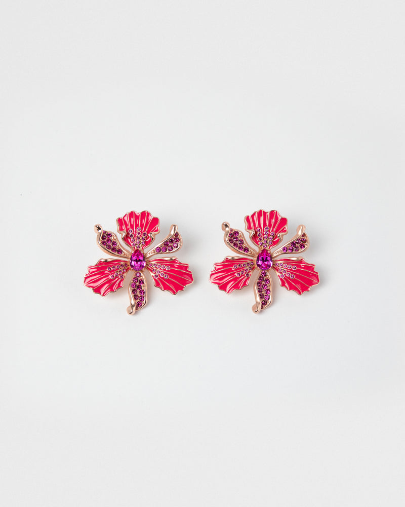 CRYSTAL IRIS EARRINGS