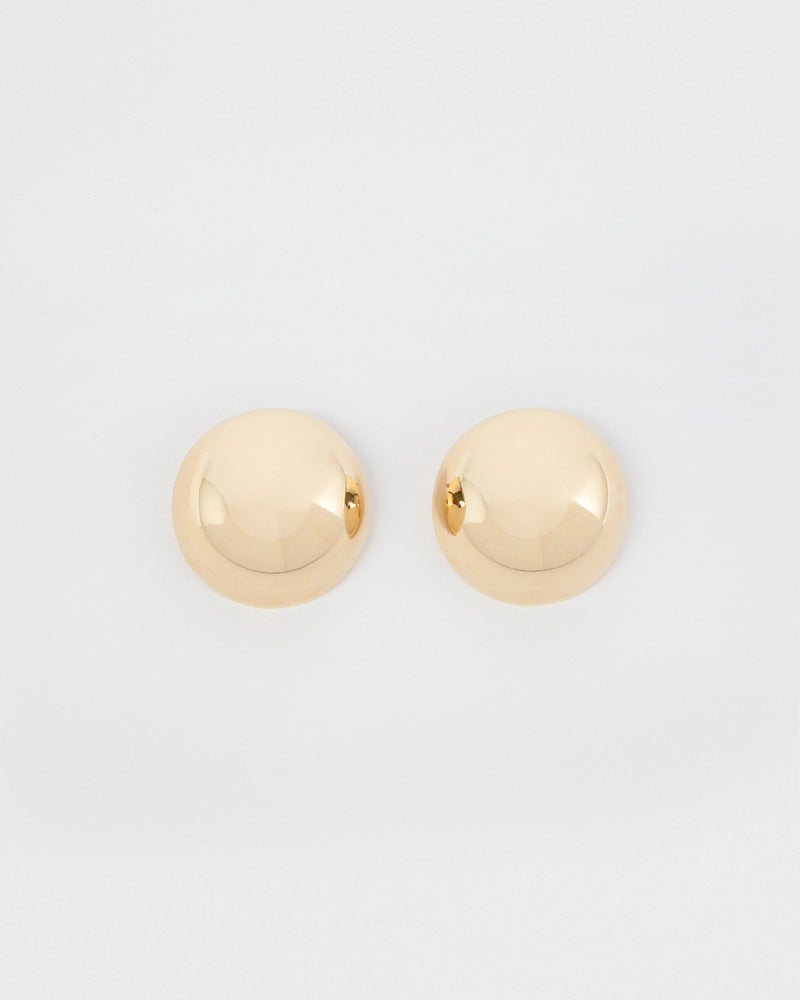 GOLD DOME EARRINGS